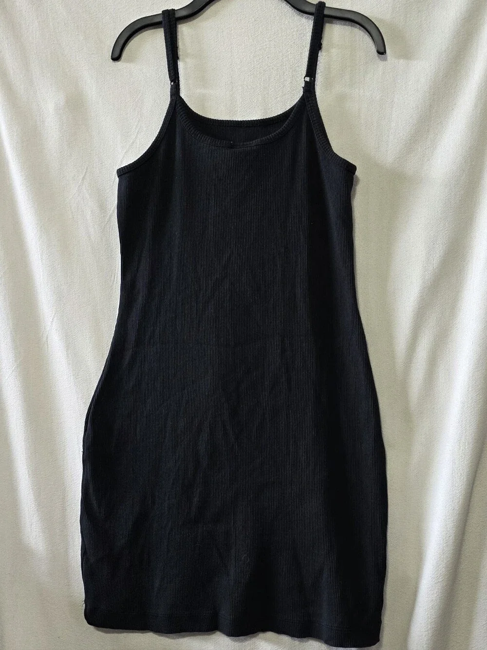Nike Black,Ribbed, SleevelessTank Dress Size M